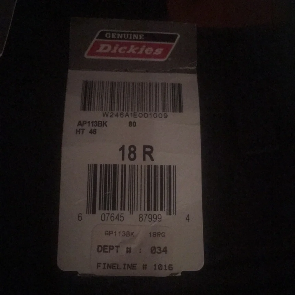 Woman’s size 18 R Dickies Relaxed Fit twill pants - Picture 4 of 7